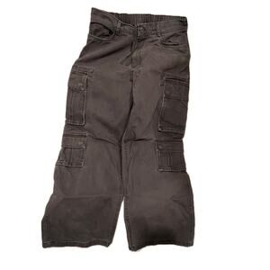 Lckr Ultra Baggy Brown Cargo Jeans 32x28